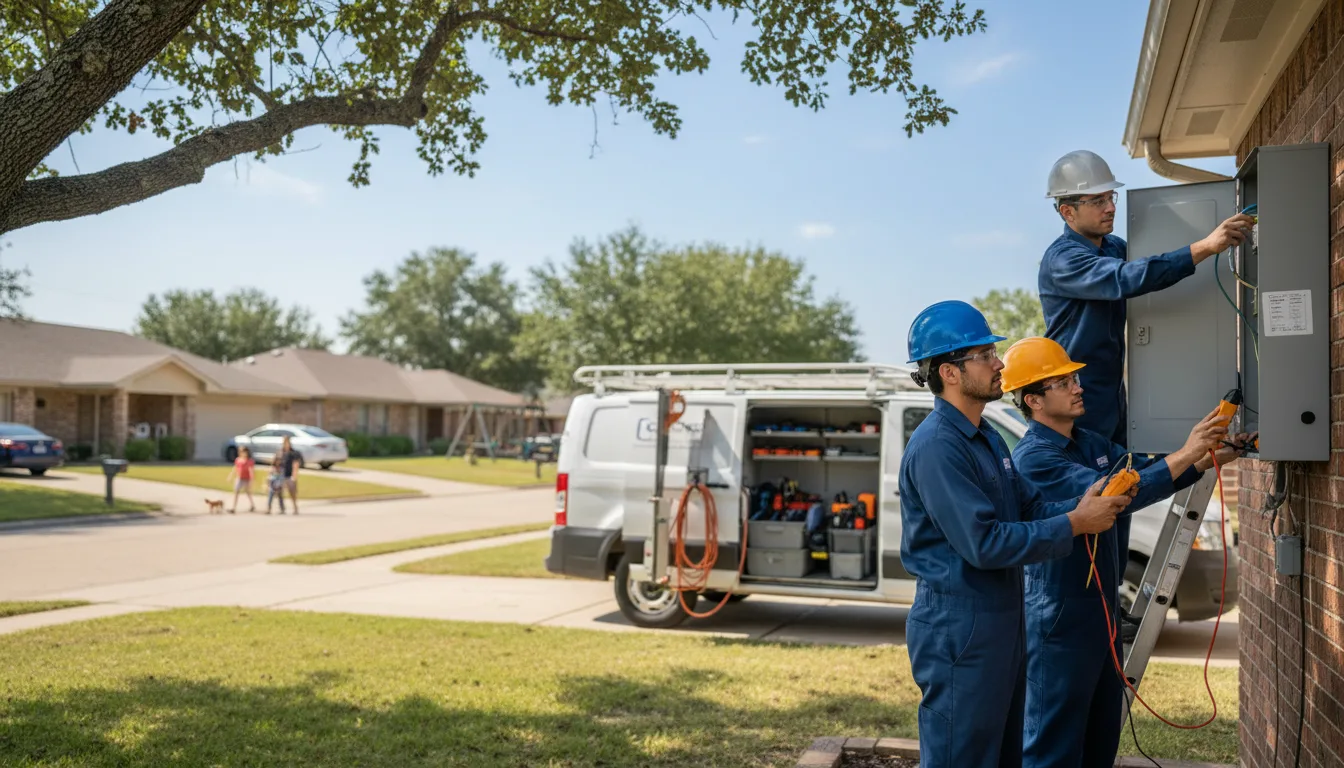 Certified electrician providing emergency electrical services in Spring City, PA